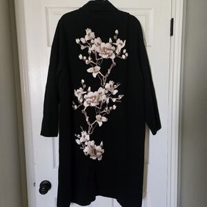 Chico's Embroidered Cardigan